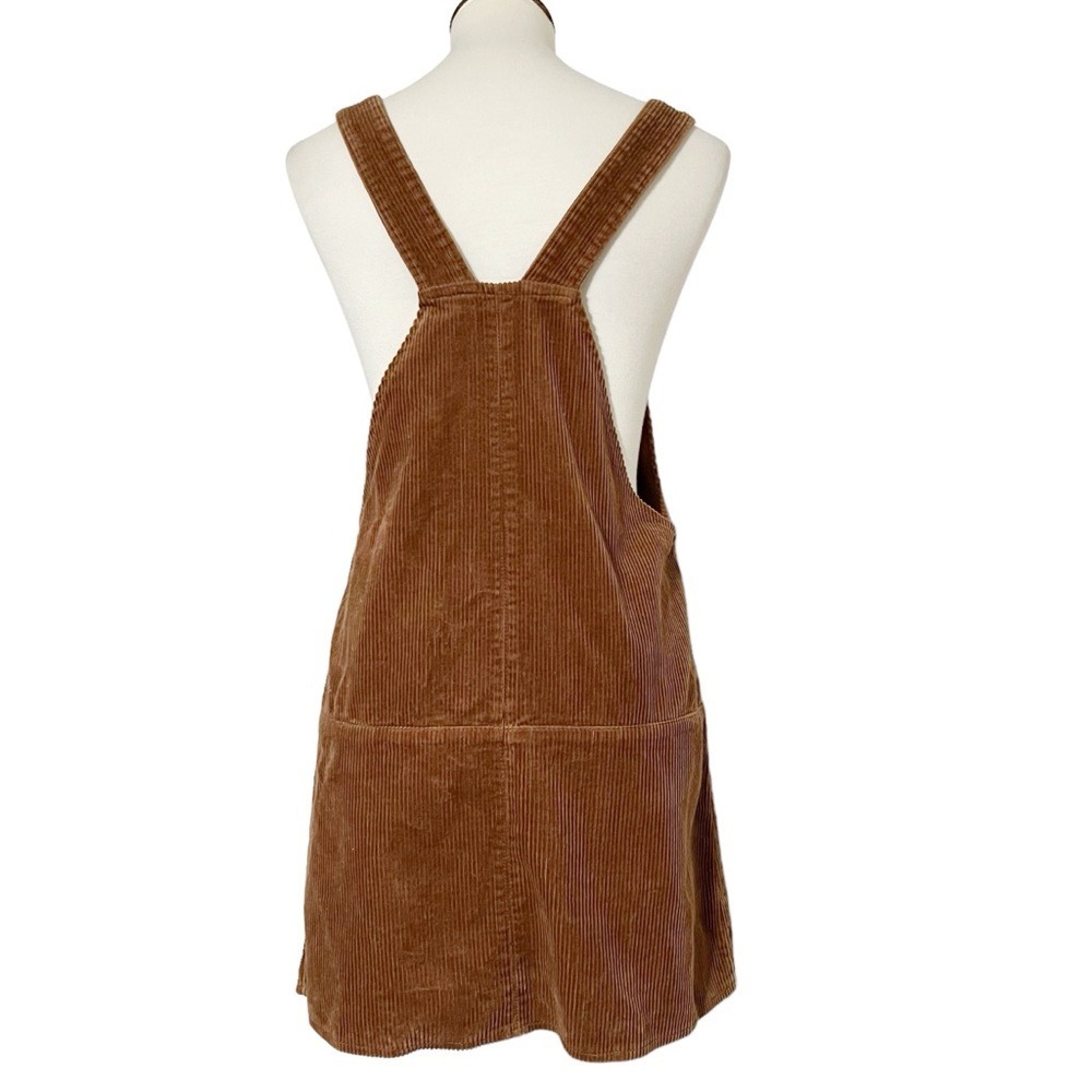 Zara Women's Corduroy Overall Dress in Brown Size XS - Picture 6 of 12